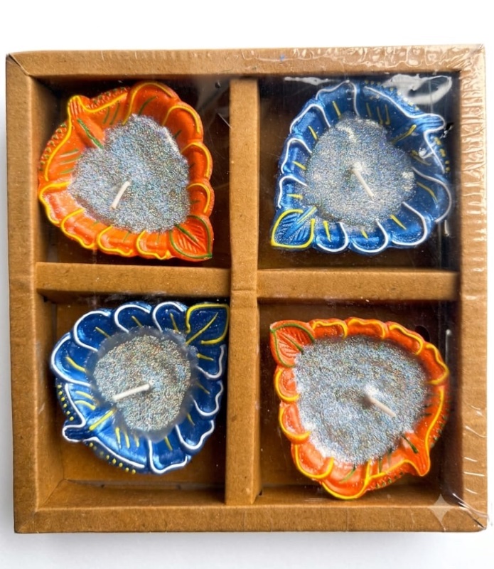 Designer Diya - 4 Pc Assorted